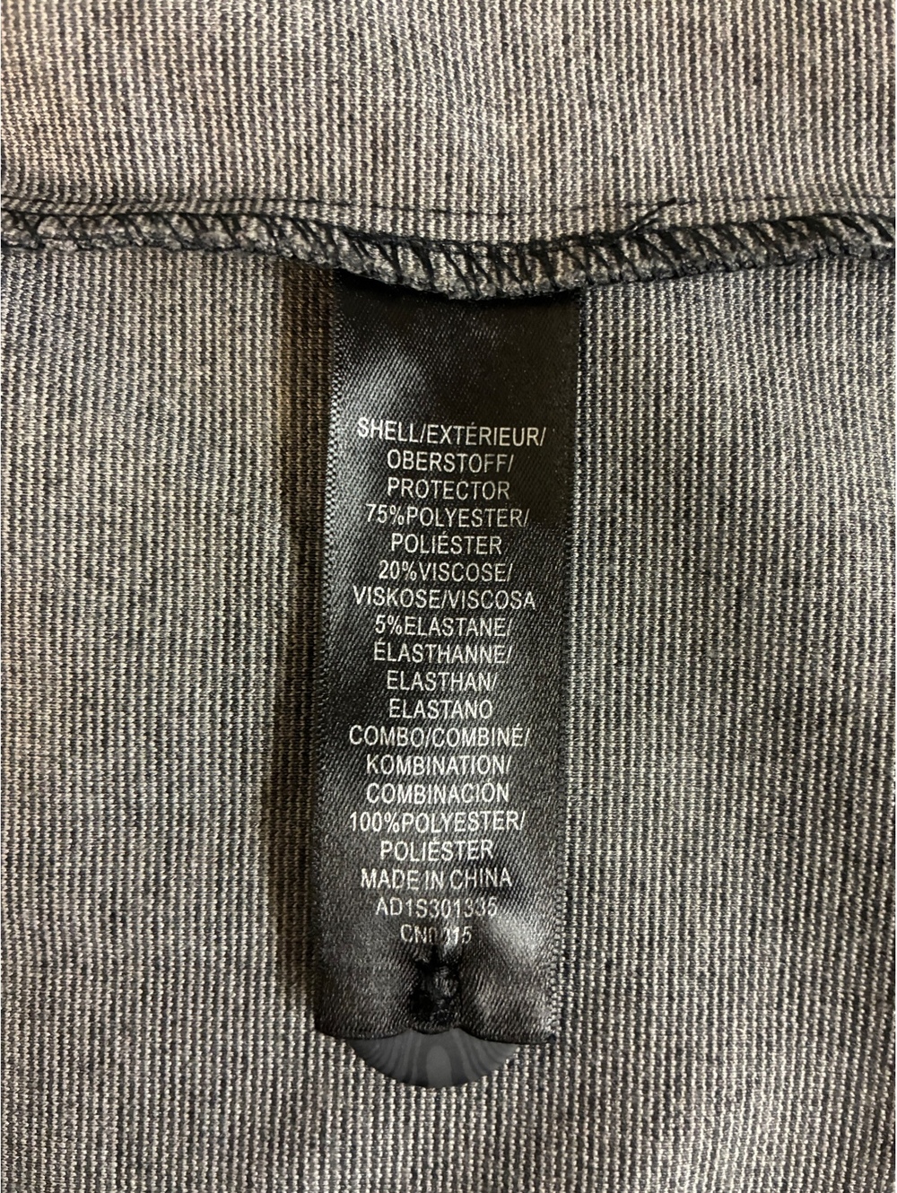 Adrianna Papell Women’s Medium Plaid Longline Blazer M Gray Office Siren - Picture 4 of 14
